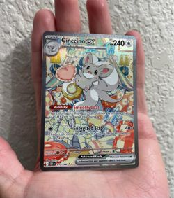 Pokémon Cinccino ex 119/086 Chaos Rising Full Art Holo SIR English
