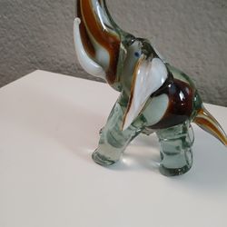 Murano style elephant figure