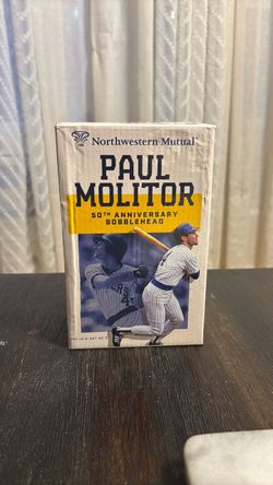 Milwaukee Brewers Paul Molitor Bobblehead 50th Anniversary