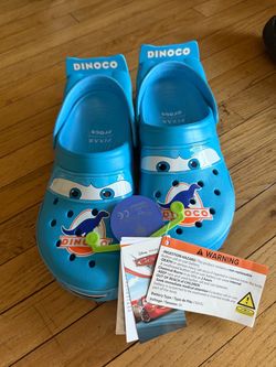 Crocs x Pixar Cars Dinoco Clogs Size m10/w12