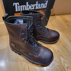 Timberland PRO Men's 8 Inch Boondock Soft Toe Waterproof Work Boot 10 Wide