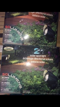 4 Solar outdoor lights
