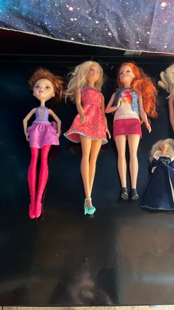 (4) Barbie Bundle With A Few Pieces Of Clothes