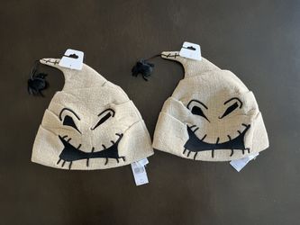 Lot Of 2 Oogie Boogie One Size Fits All Hats Brand New W/Tags!!