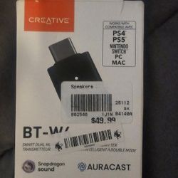 Creative BT-W6 For Bluetooth To PlayStation 5 Xbox Or PC