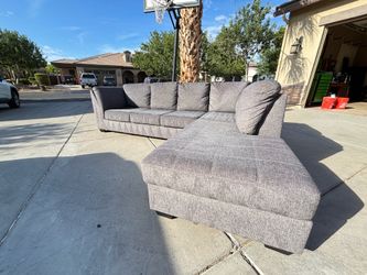 Gray Sectional Couch - Free Delivery