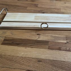 Wood and Gold Shelf