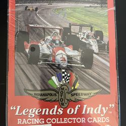 1992 “Legends of Indy” Racing Collector Cards Box