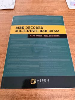 MBE Decoded Multistate Bar Exam Book