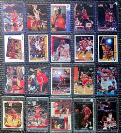 Chicago Bulls NBA Trading Cards Lot- Jordan, Pippen, Rodman, Grant