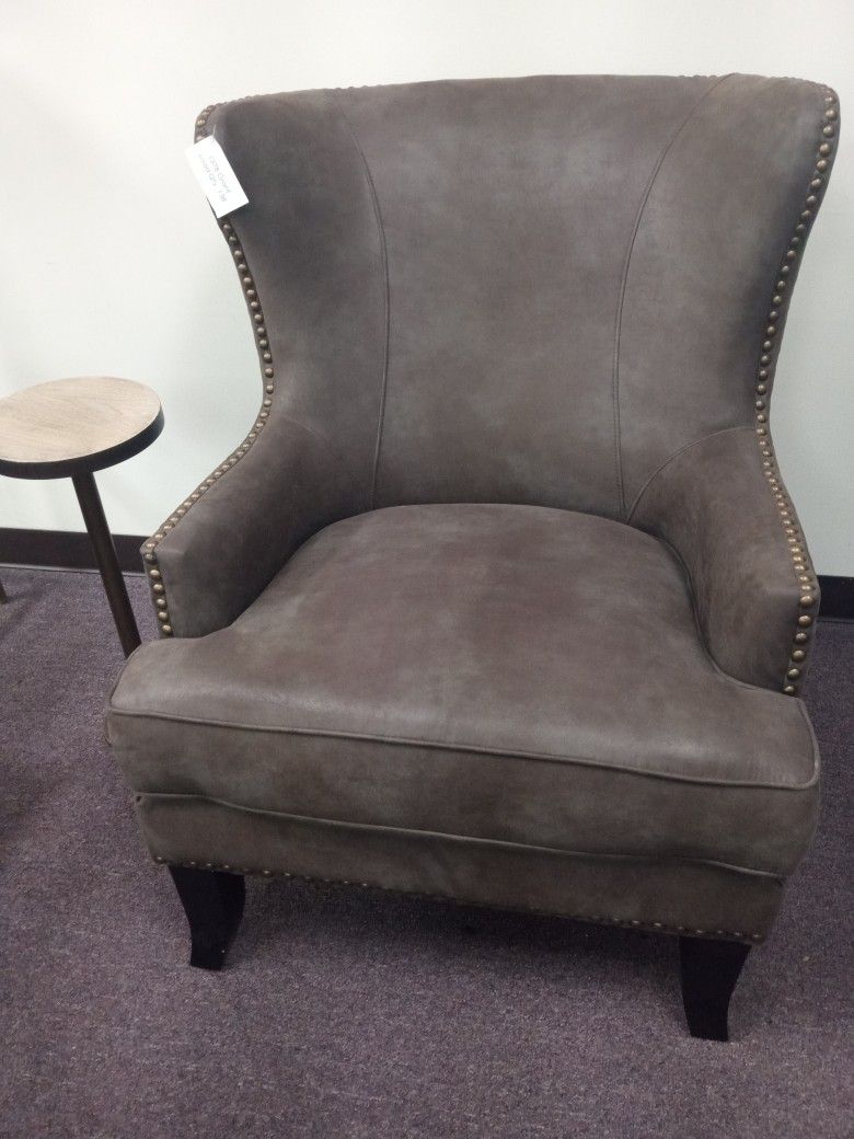 Wingback Chair, Brown