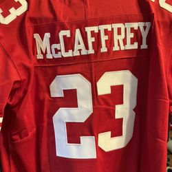 San Francisco Christian Mccaffery Jersey With T A G 