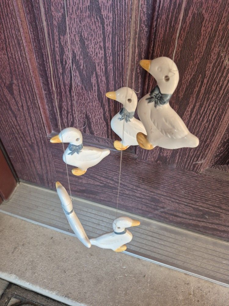 Vintage Ceramic Wind Chime ( Not Broken Or Cracked Or Chipped)