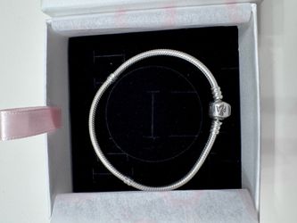Pandora Moments Barrel Clasp Snake Chain Bracelet