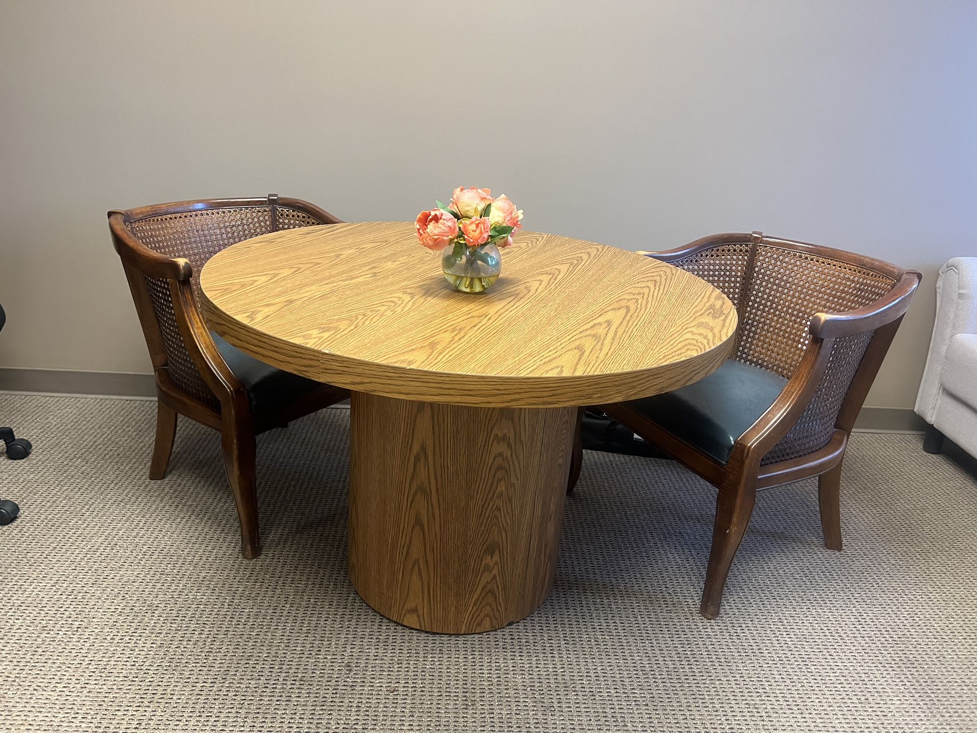 Wooden Round Dining Table