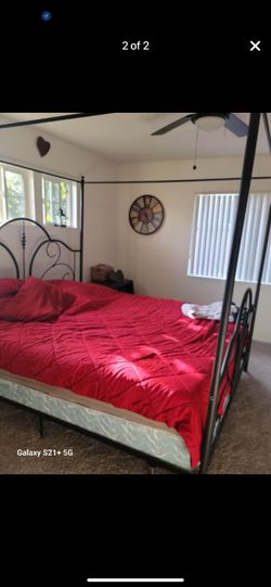 King Canopy Bed Frame 