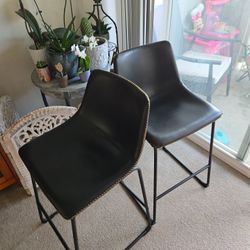Black Barstools $75