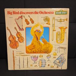 Sesame Street Big Bird Discovers the Orchestra Vinyl LP Record