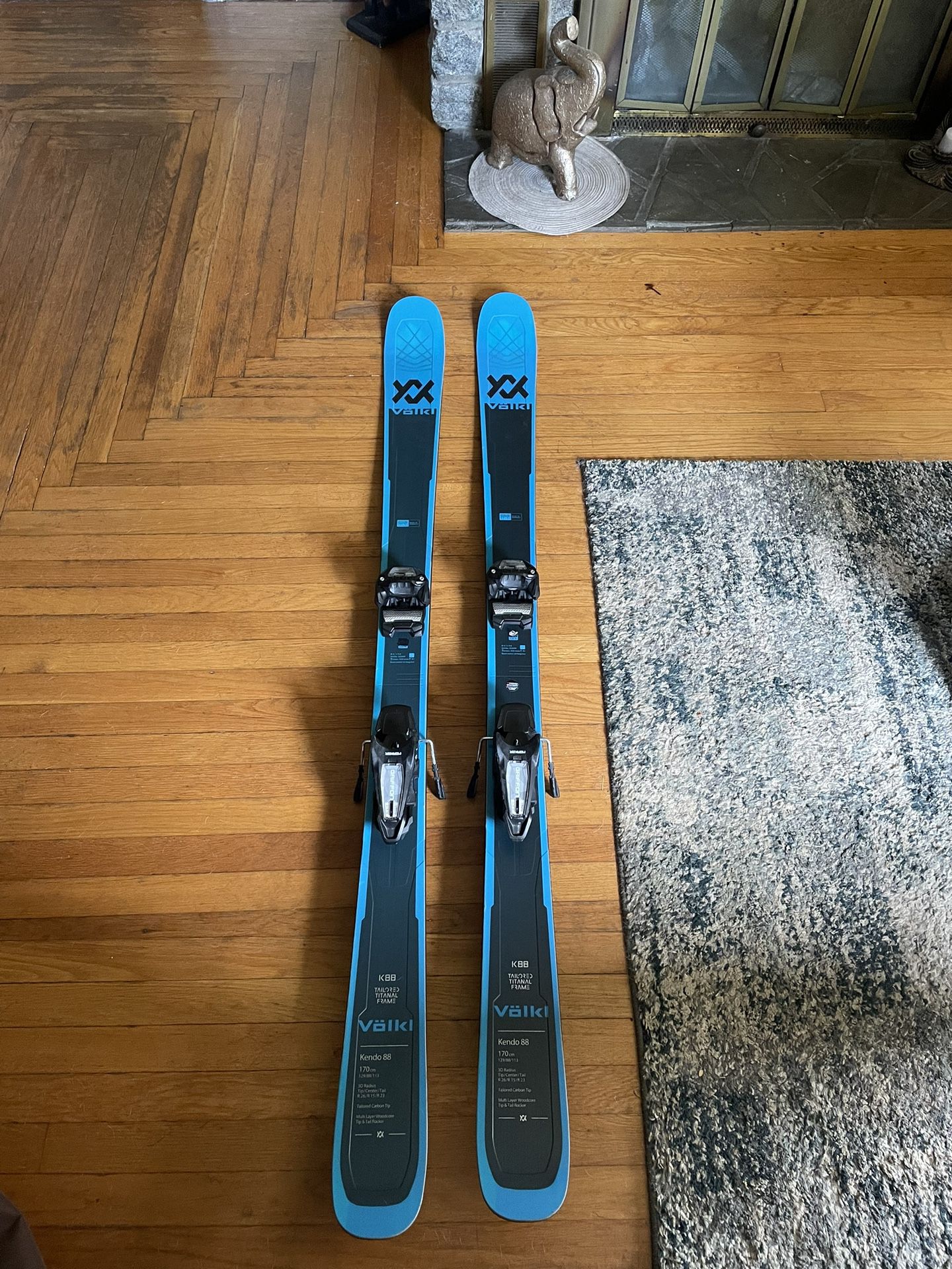 VOLKL Kendo 88 170cm Skis and Bindings 