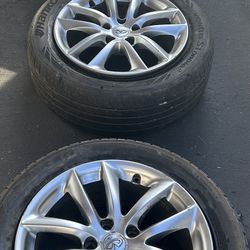 Set of 4 Infiniti G37 OEM 17” wheels rims tires Nissan 350Z Maxima Altima 
