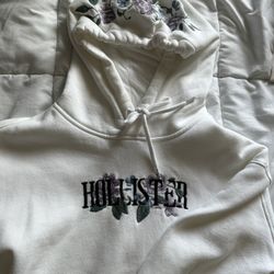 White Holister Hoodie