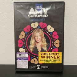 Inside Amy Schumer Season 3 DVD Comedy Central Series Widescreen Unrated 2015