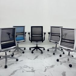 LIKE NEW STEELCASE THINK V2 CHAIRS, FULLY LOADED WITH LUMBAR SUPPORT! VARIETY OF COLORS AVAILABLE!