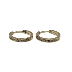 10k Yellow Gold huggies