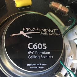 Proficient Audio System C605 Ceiling Speakers