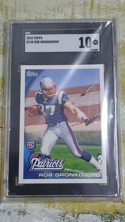 Rob gronkowski rc graded mint 10