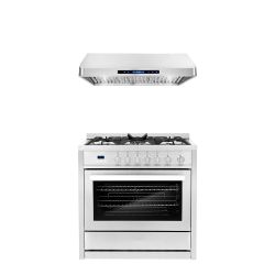 LUXURY KITCHEN APPLIANCES - New Open Box RANGE OVEN COOKTOP HOOD 