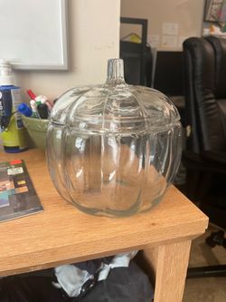 Glass Pumpkin Bowl