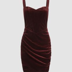 Velvet Corset Mini Dress