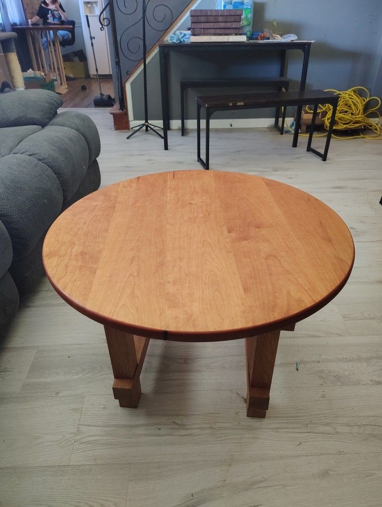 Cherry Hardwood Coffee Table