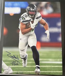 Seattle Seahawks Zach Charbonnet Autographed 8x10 Photo