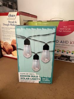 Edison Bulb Solar String Lights