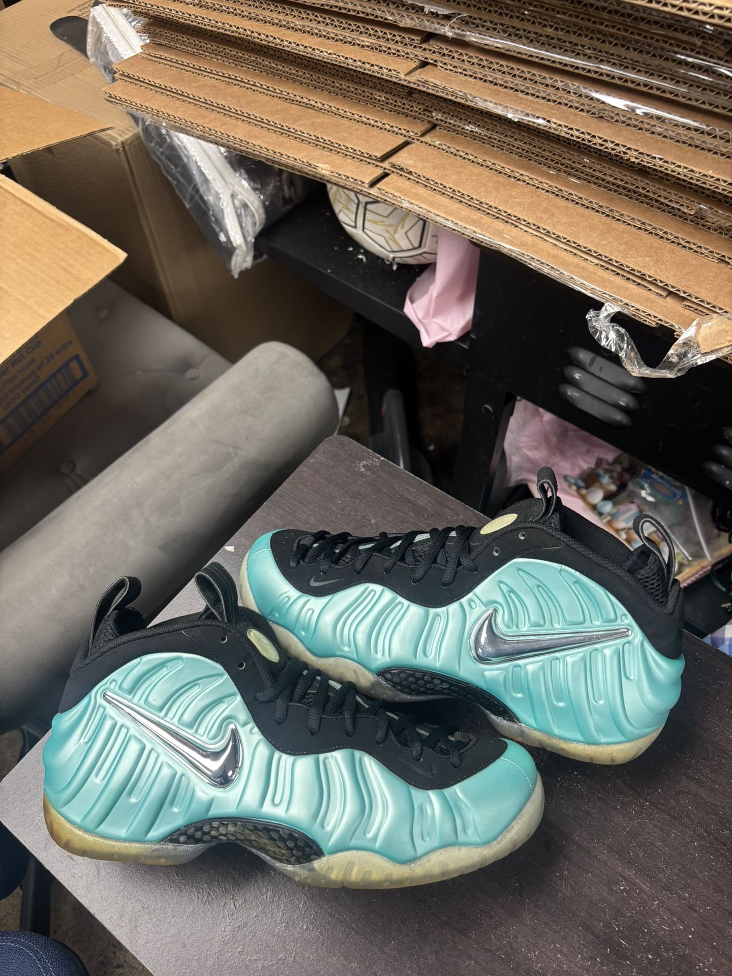 Air Nike Foamposite Pro Island Green