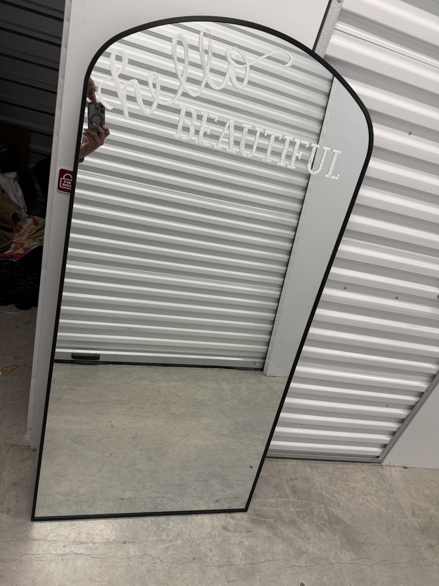 Full Length Arched mirror