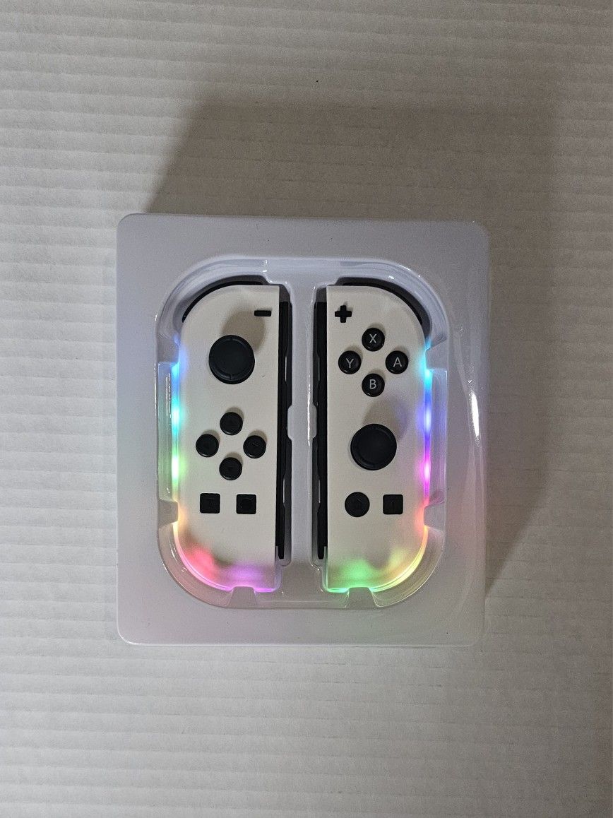 Joy Con For Switch Controller White RGB