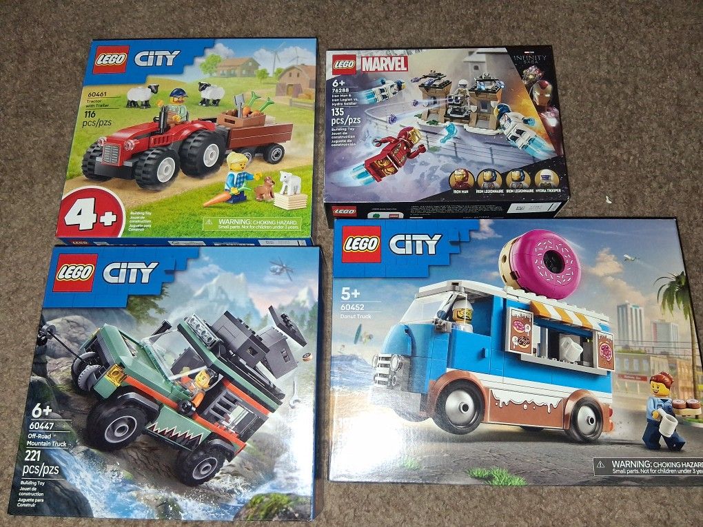 PICK UP ALL 4 LEGO SETS FOR ONLY $50.00 BRAND NEW