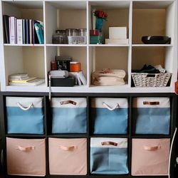 Book shelf and organizing storage cabinet