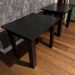 2-black Tables 2 For $80