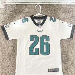 Medium White Saquon Barkley Jersey 