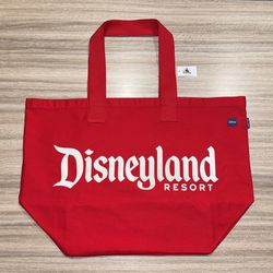 New Disneyland Spirit Jersey Tote Bag XL Huge Red Woven Cloth 2024 Disney 