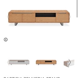 Scandinavian Design Baptisia 79” Media Stand 