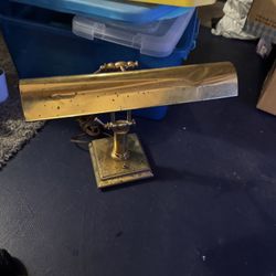 Vintage Brass Piano / Library Lamp – MCM – Project