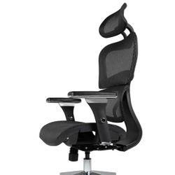 Nouhaus Ergo3D Ergonomic Office Chair Lumbar Support Mesh Office Chair with 4D Adjustable Armrest, Adjustable Headrest and Wheels, Mesh High Back Home