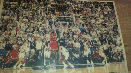 Michael Jordan basketball poster