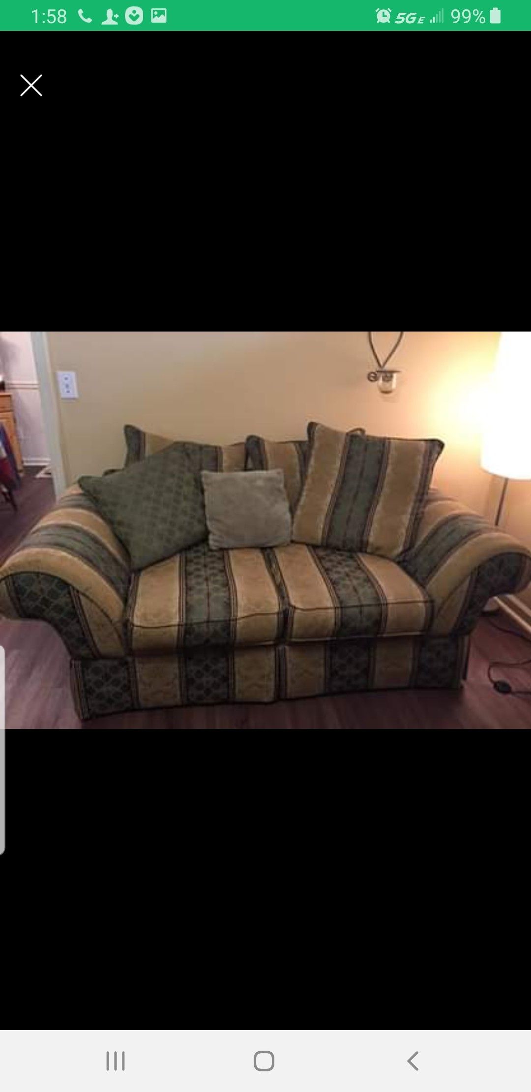 Used couch and love seat