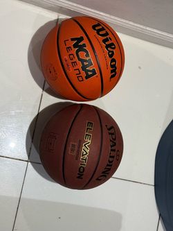 Wilson NCAA Legend + Spalding Elevation Basketballs